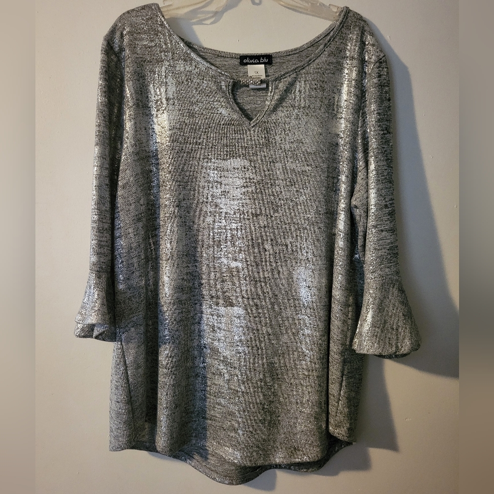 Olivia Blu Silver Top